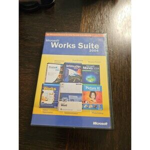 Microsoft Works Suite 2004 Software - VERY GOOD PRODUCT  KEY INCLUDED